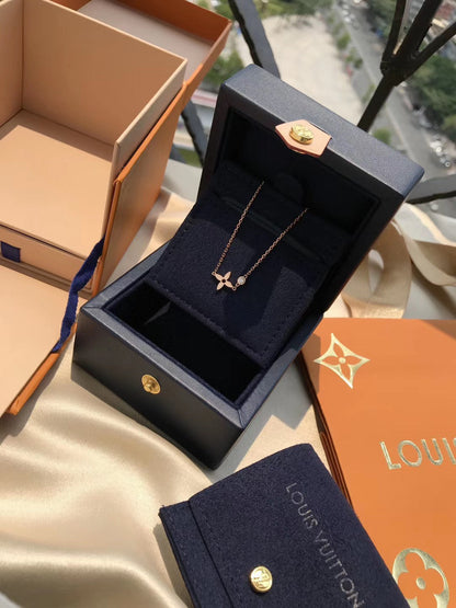 [⭐Mirelle]BLOSSOM PENDANT PINK GOLD AND DIAMOND