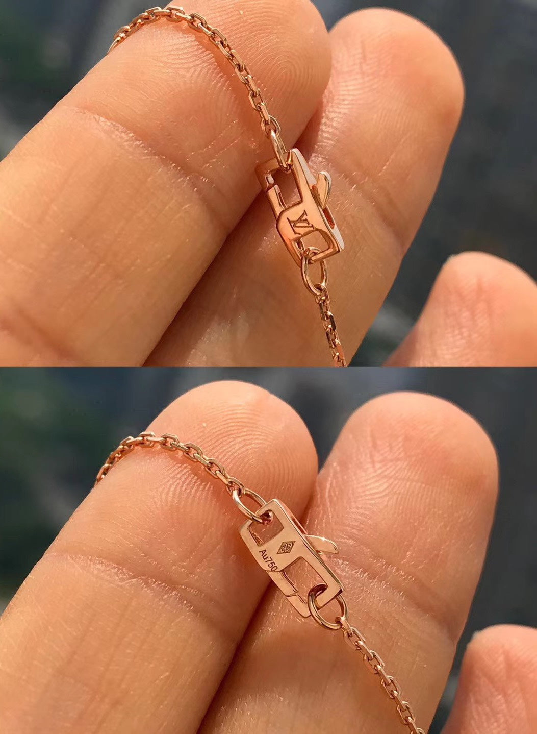 [⭐Mirelle]BLOSSOM PENDANT PINK GOLD AND DIAMOND