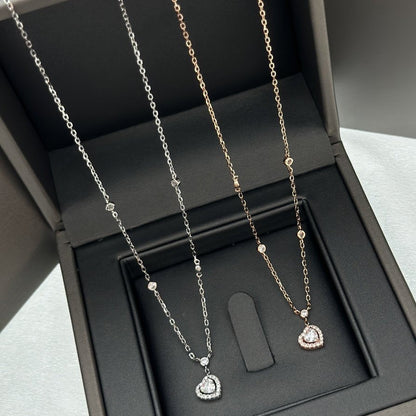 [⭐Mirelle]JOY HEART DIAMOND NECKLACE