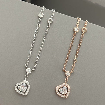 [⭐Mirelle]JOY HEART DIAMOND NECKLACE