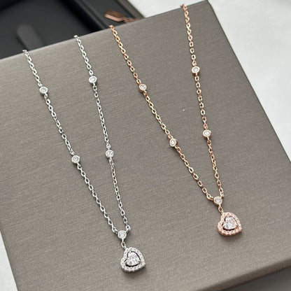 [⭐Mirelle]JOY HEART DIAMOND NECKLACE