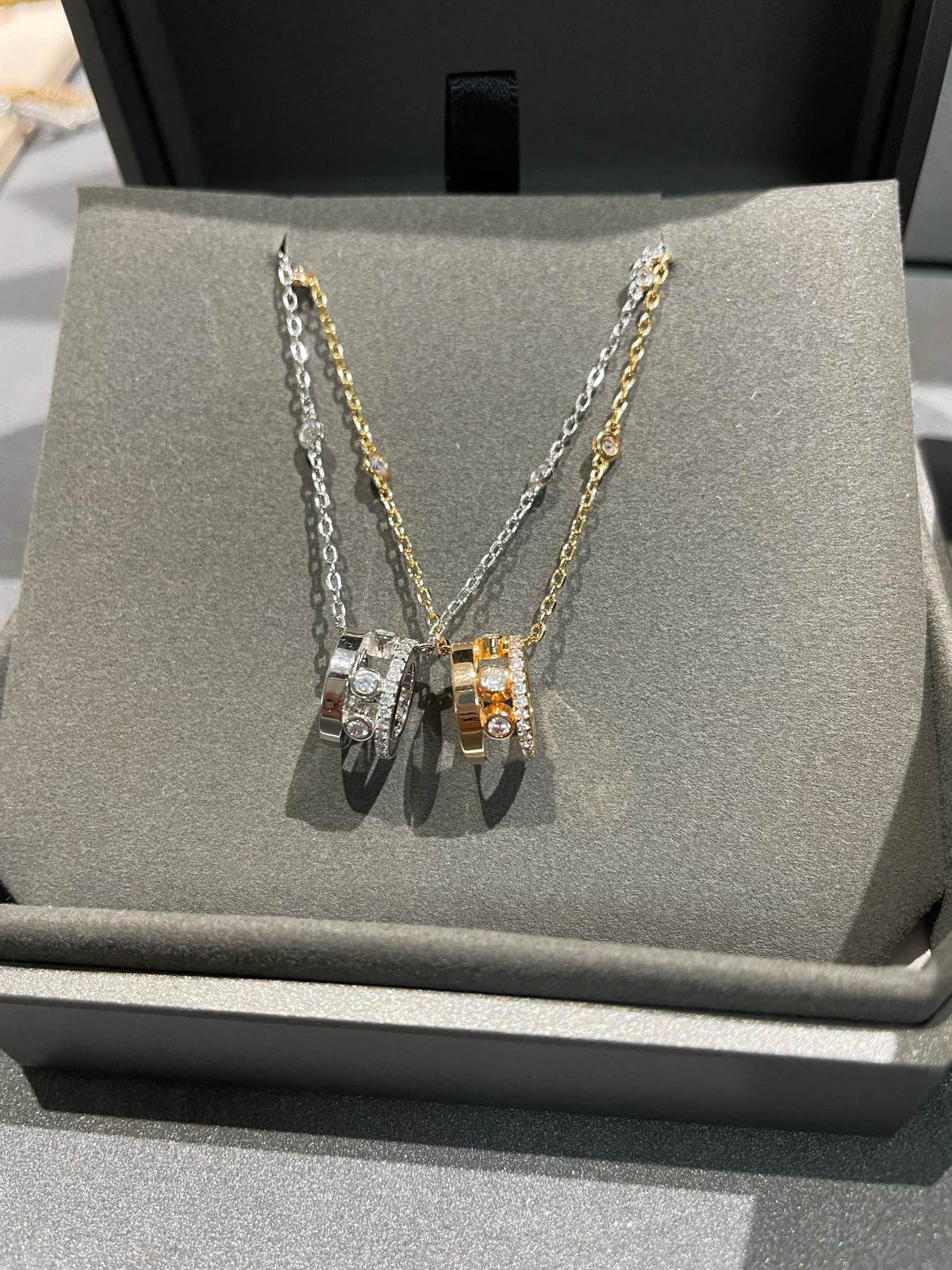 [⭐Mirelle]CHAIN MOVE ROMANE PEDAND NECKLACE