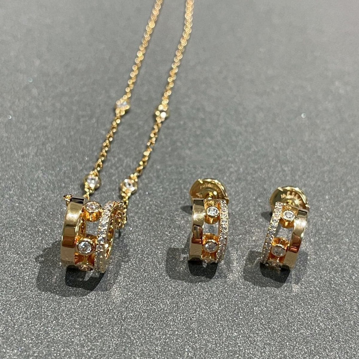 [⭐Mirelle]CHAIN MOVE ROMANE PEDAND NECKLACE