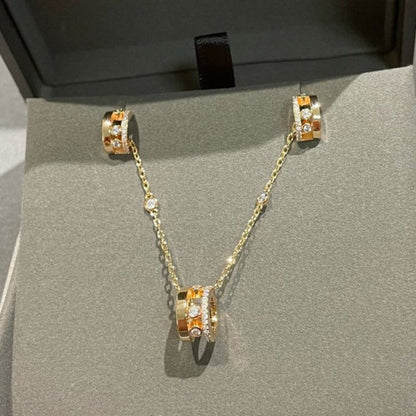 [⭐Mirelle]CHAIN MOVE ROMANE PEDAND NECKLACE