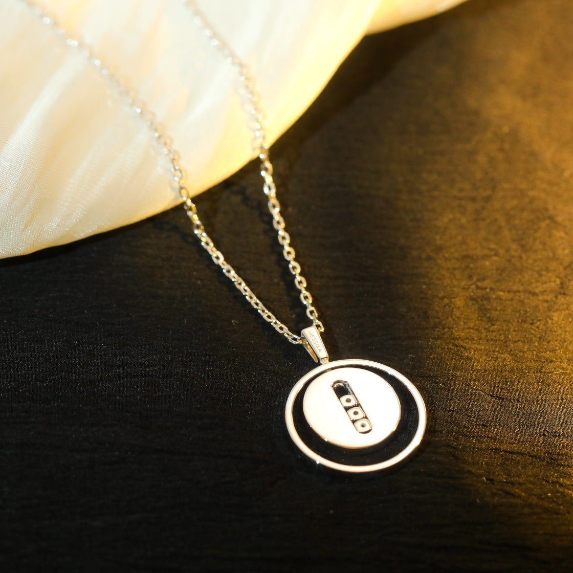 [⭐Mirelle]Demo MOVE MM SILVER DIAMOND NECKLACE