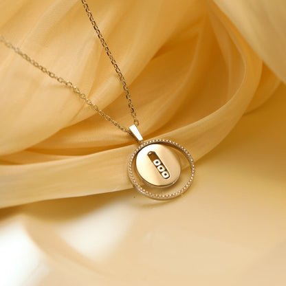 [⭐Mirelle]Demo MOVE MM SILVER DIAMOND NECKLACE