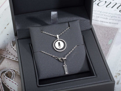 [⭐Mirelle]Demo MOVE PM NECKLACE SILVER DIAMOND