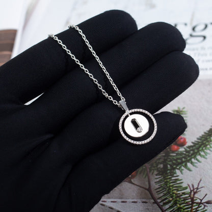 [⭐Mirelle]Demo MOVE PM NECKLACE SILVER DIAMOND