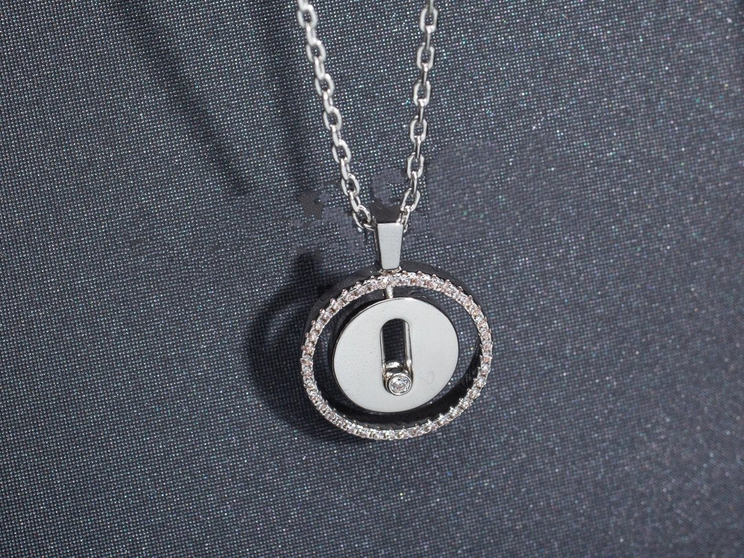 [⭐Mirelle]Demo MOVE PM NECKLACE SILVER DIAMOND