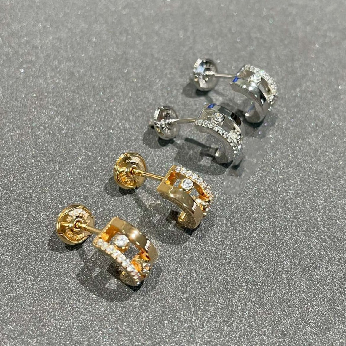 [⭐Mirelle]MOVE ROMANE EARRINGS DIAMOND