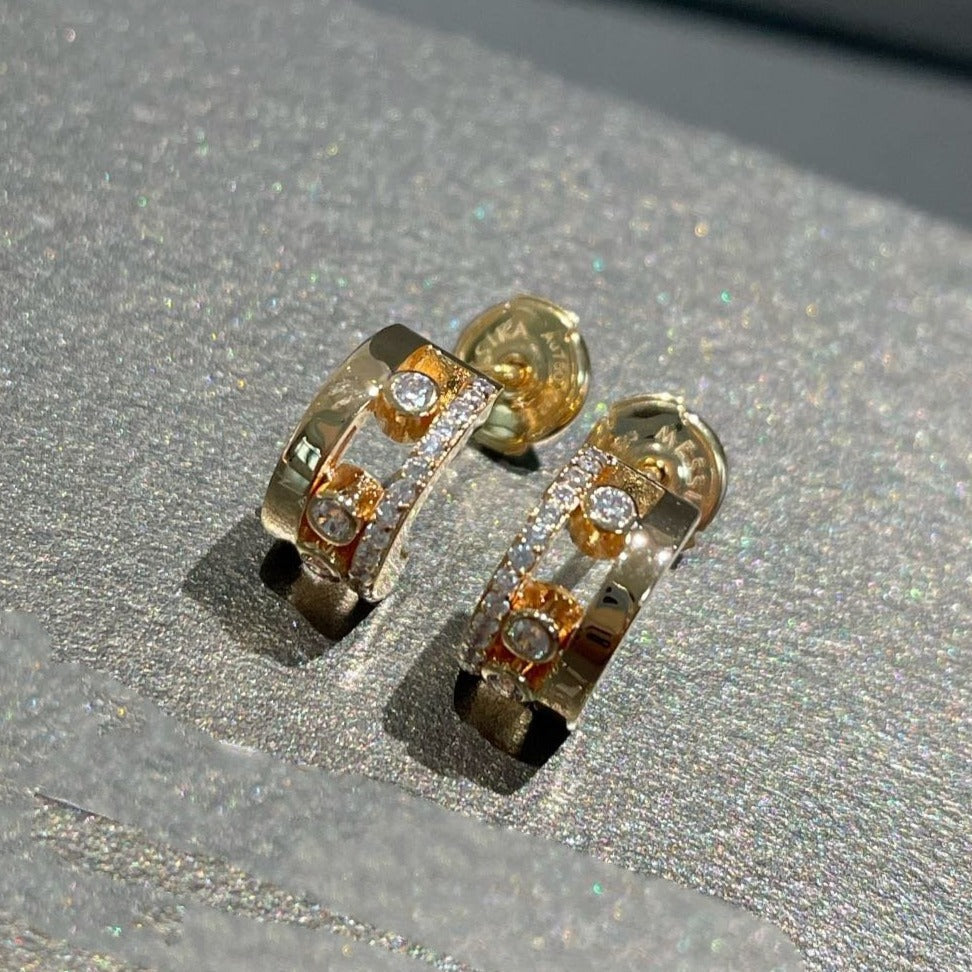 [⭐Mirelle]MOVE ROMANE EARRINGS DIAMOND