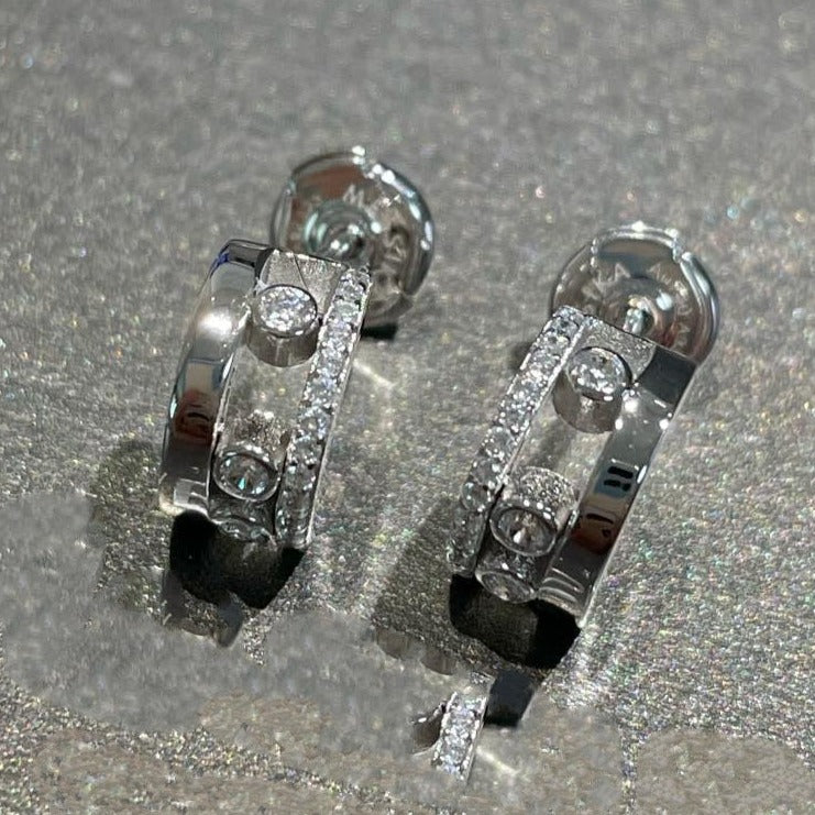 [⭐Mirelle]MOVE ROMANE EARRINGS DIAMOND