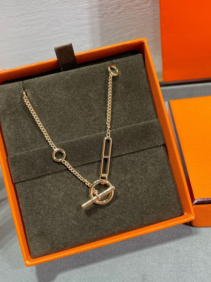 [⭐Mirelle]HM STERLING CHAINE D'ANCRE HEART