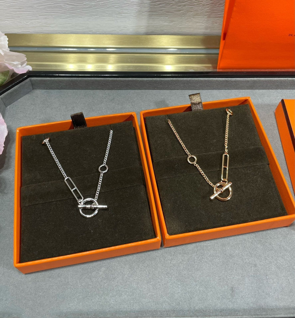 [⭐Mirelle]HM STERLING CHAINE D'ANCRE HEART