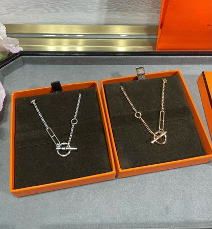 [⭐Mirelle]HM STERLING CHAINE D'ANCRE HEART