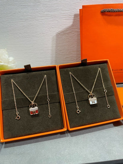 [⭐Mirelle]H CIRCE MOISSANITE PENDANT NECKLACE GOLD