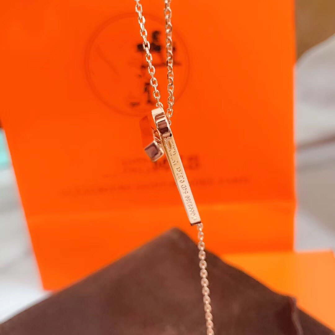 [⭐Mirelle]HM NECKLACE PLATINUM ROSE GOLD DIAMOND