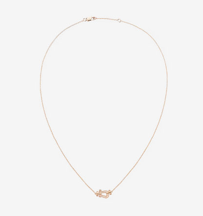 [⭐Mirelle]FORCE 10 DIAMOND PINK GOLD NECKLACE MINI MODEL