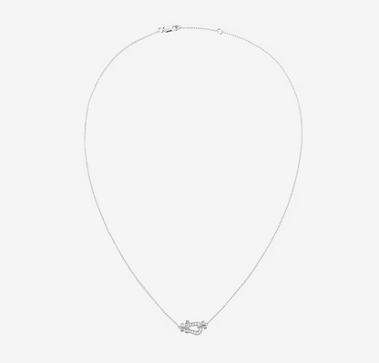 [⭐Mirelle]FORCE 10 DIAMOND SILVER NECKLACE MINI MODEL
