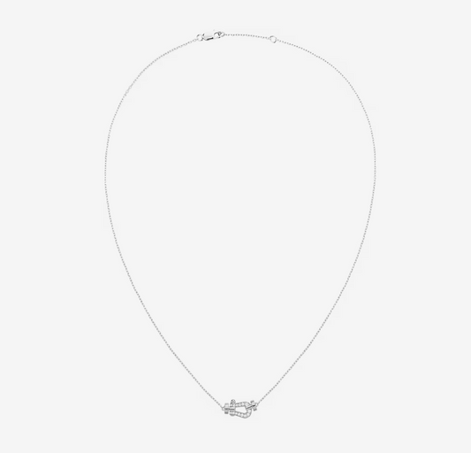 [⭐Mirelle]FORCE 10 DIAMOND SILVER NECKLACE MINI MODEL