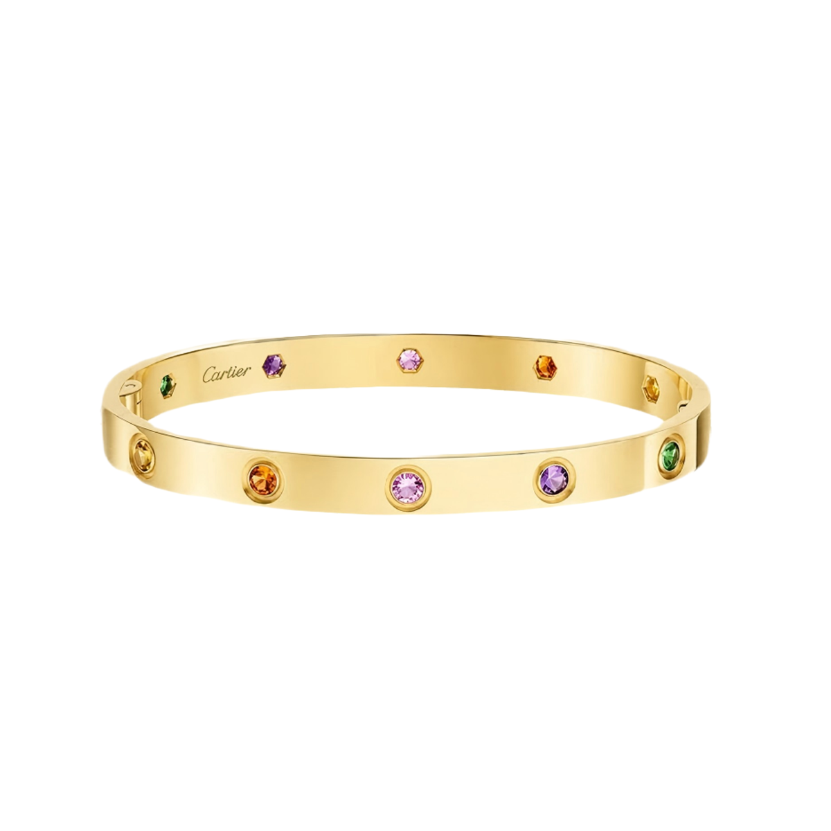 [⭐Mirelle] 2026 RAINBOW LOVE BRACELET 6.1MM  10 DIAMONDS