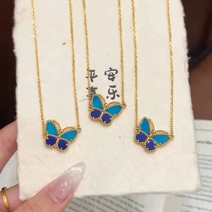 [⭐Mirelle]  2026 NEW LUCKY BUTTERFLY 1 MOTIFS NECKLACE