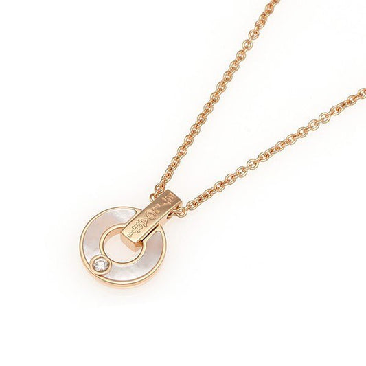 [⭐Mirelle]GARI NECKLACE PINK GOLD MOP