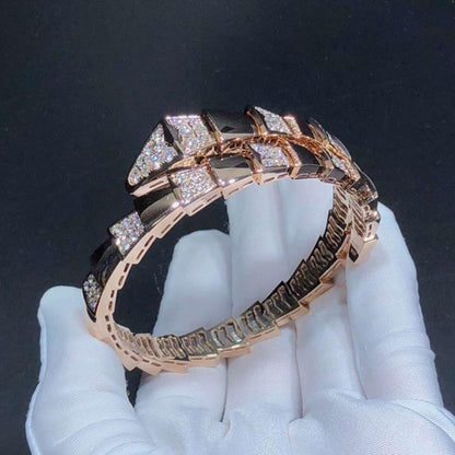 [⭐Mirelle]SERPENTI BRACELET PINK GOLD DIAMOND