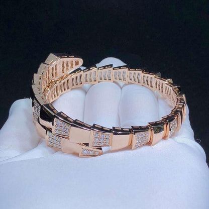 [⭐Mirelle]SERPENTI BRACELET PINK GOLD DIAMOND