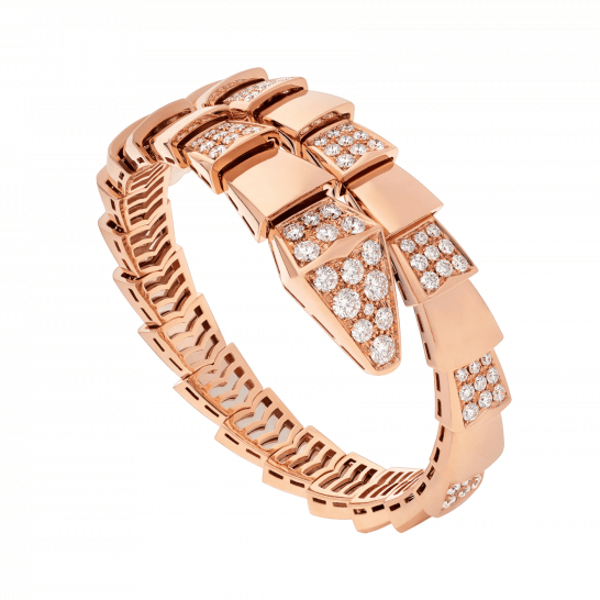 [⭐Mirelle]SERPENTI BRACELET PINK GOLD DIAMOND