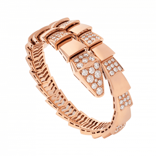 [⭐Mirelle]SERPENTI BRACELET PINK GOLD DIAMOND