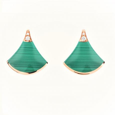 [⭐Mirelle]DIVAS DREAM EARRINGS PINK GOLD