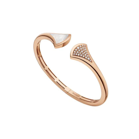 [⭐Mirelle]DREAM BRACELET OPEN PINK GOLD MOP DIAMOND