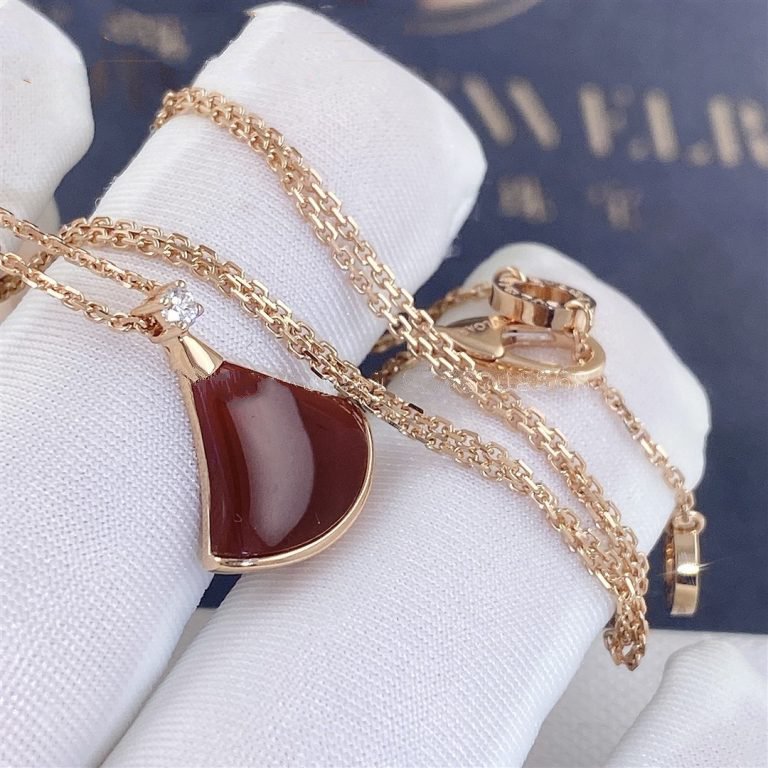 [⭐Mirelle]DREAM NECKLACE CARNELIAN 1 DIAMOND