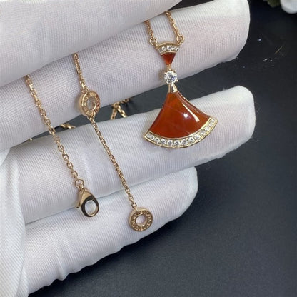 [⭐Mirelle]DREAM NECKLACE CARNELIAN DIAMOND