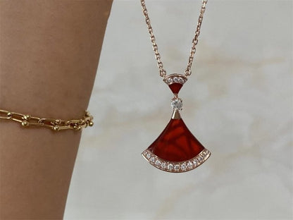[⭐Mirelle]DREAM NECKLACE CARNELIAN DIAMOND