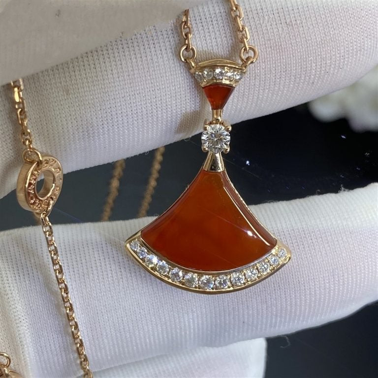 [⭐Mirelle]DREAM NECKLACE CARNELIAN DIAMOND