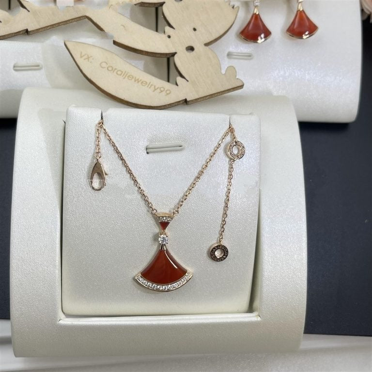 [⭐Mirelle]DREAM NECKLACE CARNELIAN DIAMOND