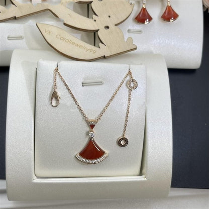 [⭐Mirelle]DREAM NECKLACE CARNELIAN DIAMOND