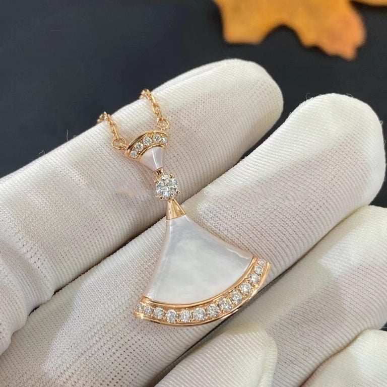 [⭐Mirelle]DREAM NECKLACE MOP PINK GOLD DIAMOND
