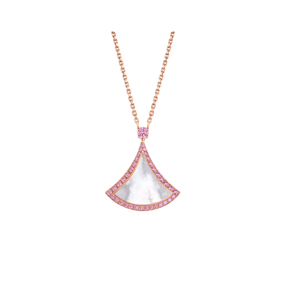 [⭐Mirelle]DREAM NECKLACE MOP DIAMOND PINK
