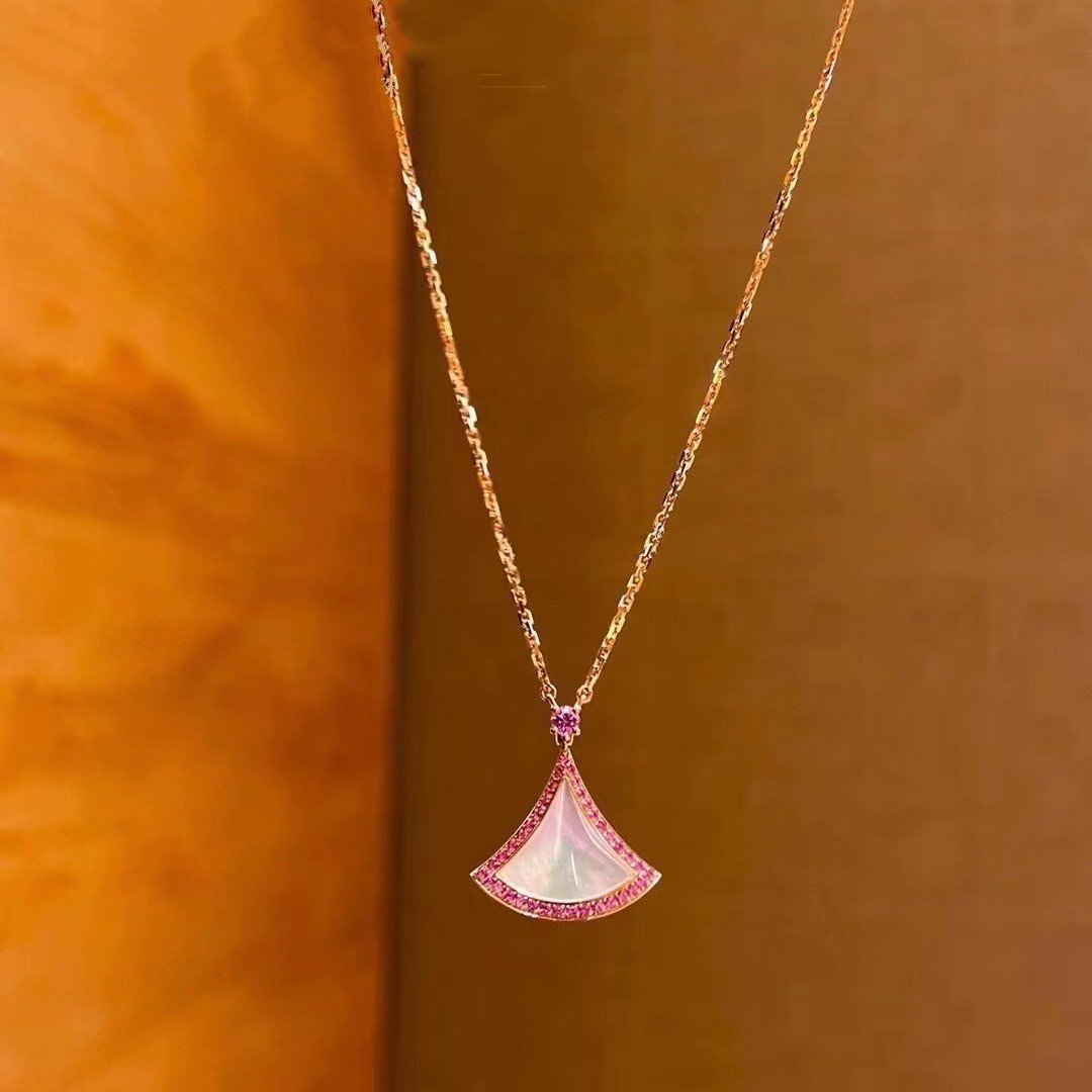 [⭐Mirelle]DREAM NECKLACE MOP DIAMOND PINK