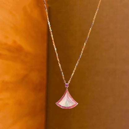 [⭐Mirelle]DREAM NECKLACE MOP DIAMOND PINK