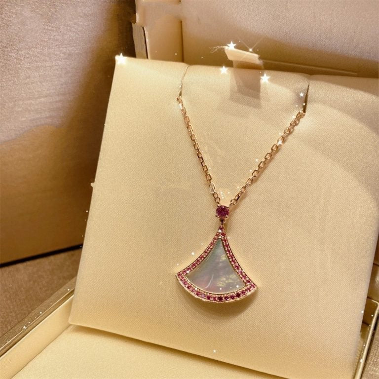 [⭐Mirelle]DREAM NECKLACE MOP DIAMOND PINK