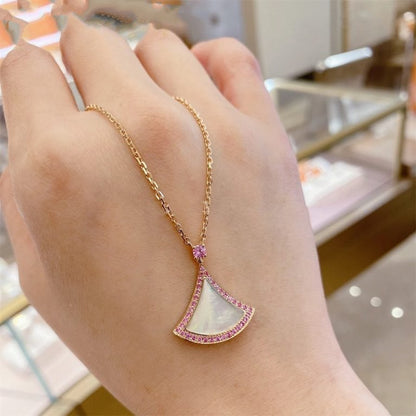 [⭐Mirelle]DREAM NECKLACE MOP DIAMOND PINK