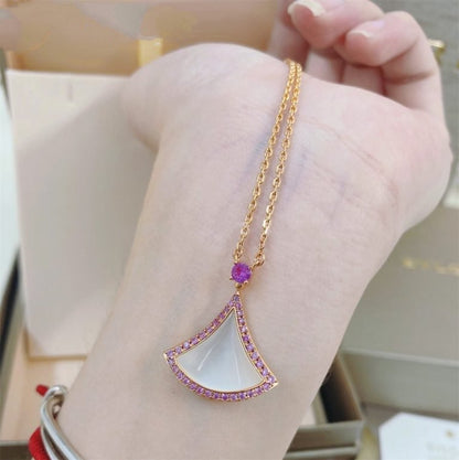 [⭐Mirelle]DREAM NECKLACE MOP DIAMOND PINK