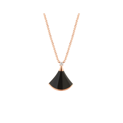 [⭐Mirelle]DREAM NECKLACE ONYX 1 DIAMOND
