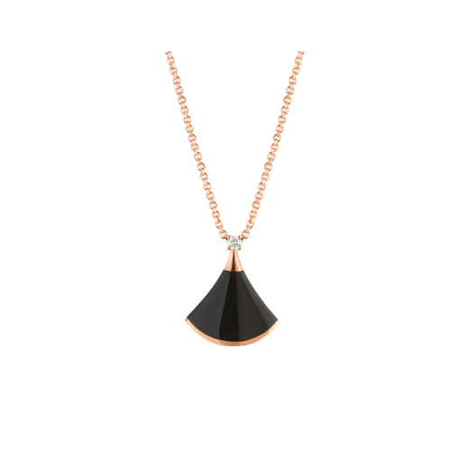 [⭐Mirelle]DREAM NECKLACE ONYX 1 DIAMOND