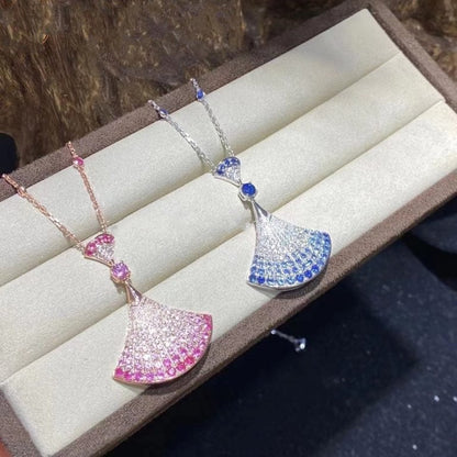 [⭐Mirelle]DREAM NECKLACE AGATE SILVER DIAMOND