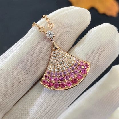 [⭐Mirelle]DREAM NECKLACE PINK GOLD PINK DIAMOND